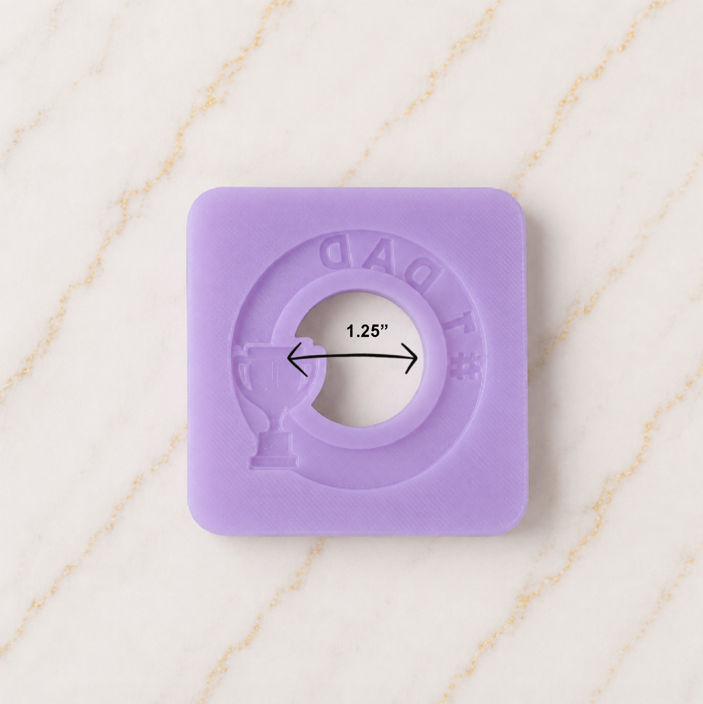 Trophy Dad Silicone Mold 4
