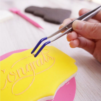 Rubber Tipped - Food Safe Tweezers - 1