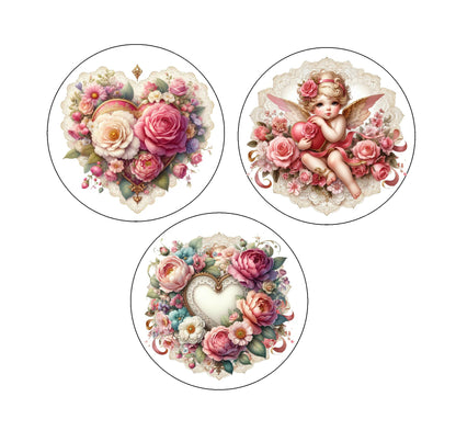 Vintage Valentine Edible Images - Assorted