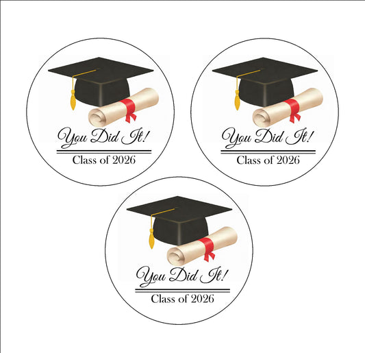 You Did It! Graduation Edible Image 