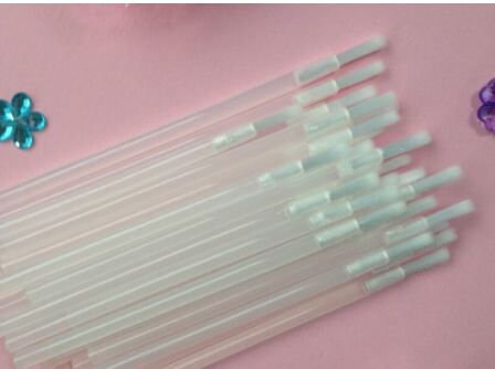 mini paint brushes - clear