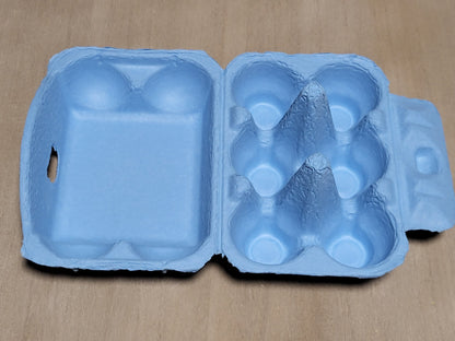 mini egg cartons blue