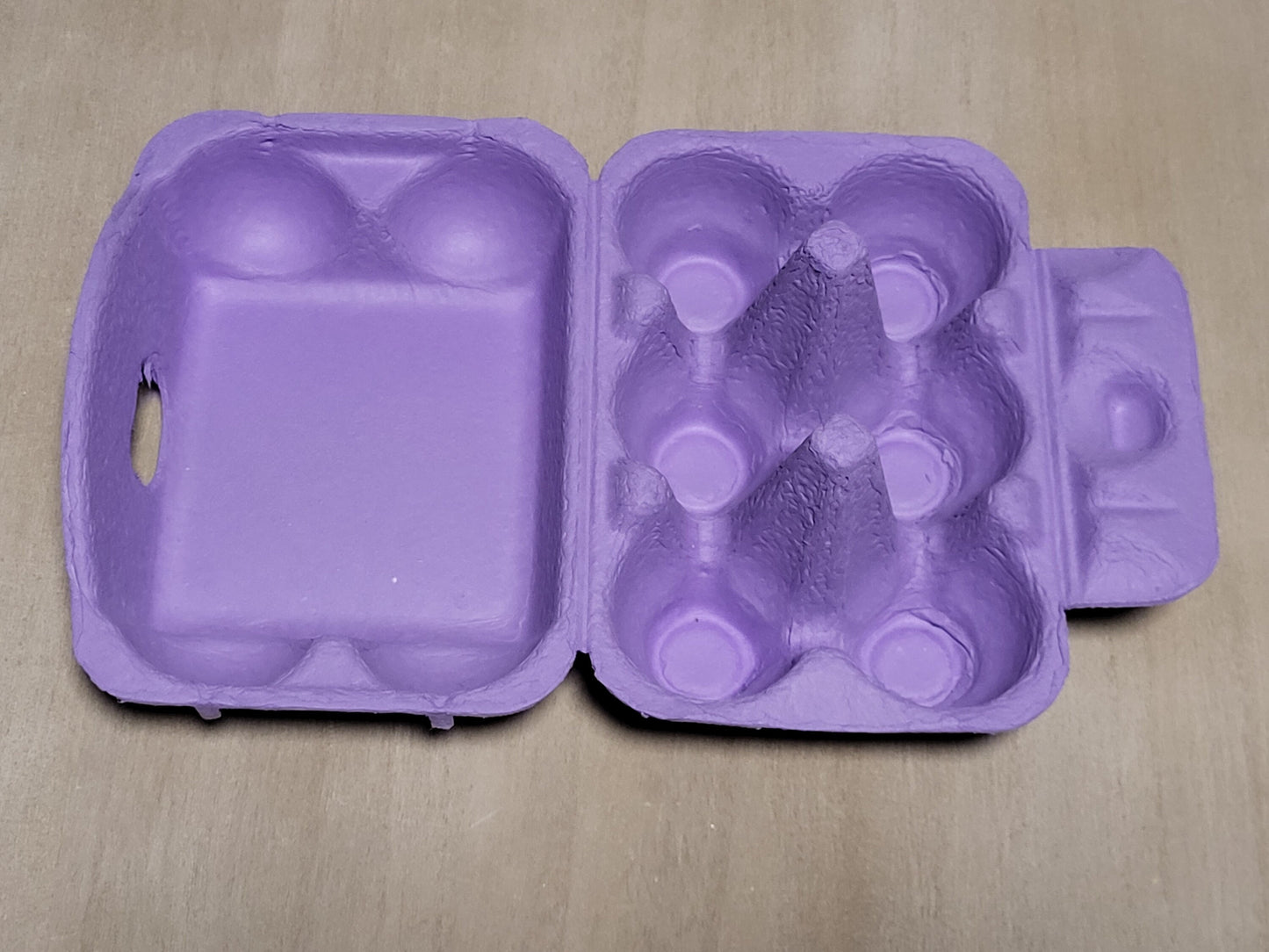 mini egg cartons purple