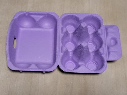 mini egg cartons purple