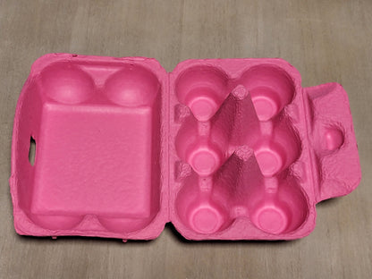 mini egg cartons pink